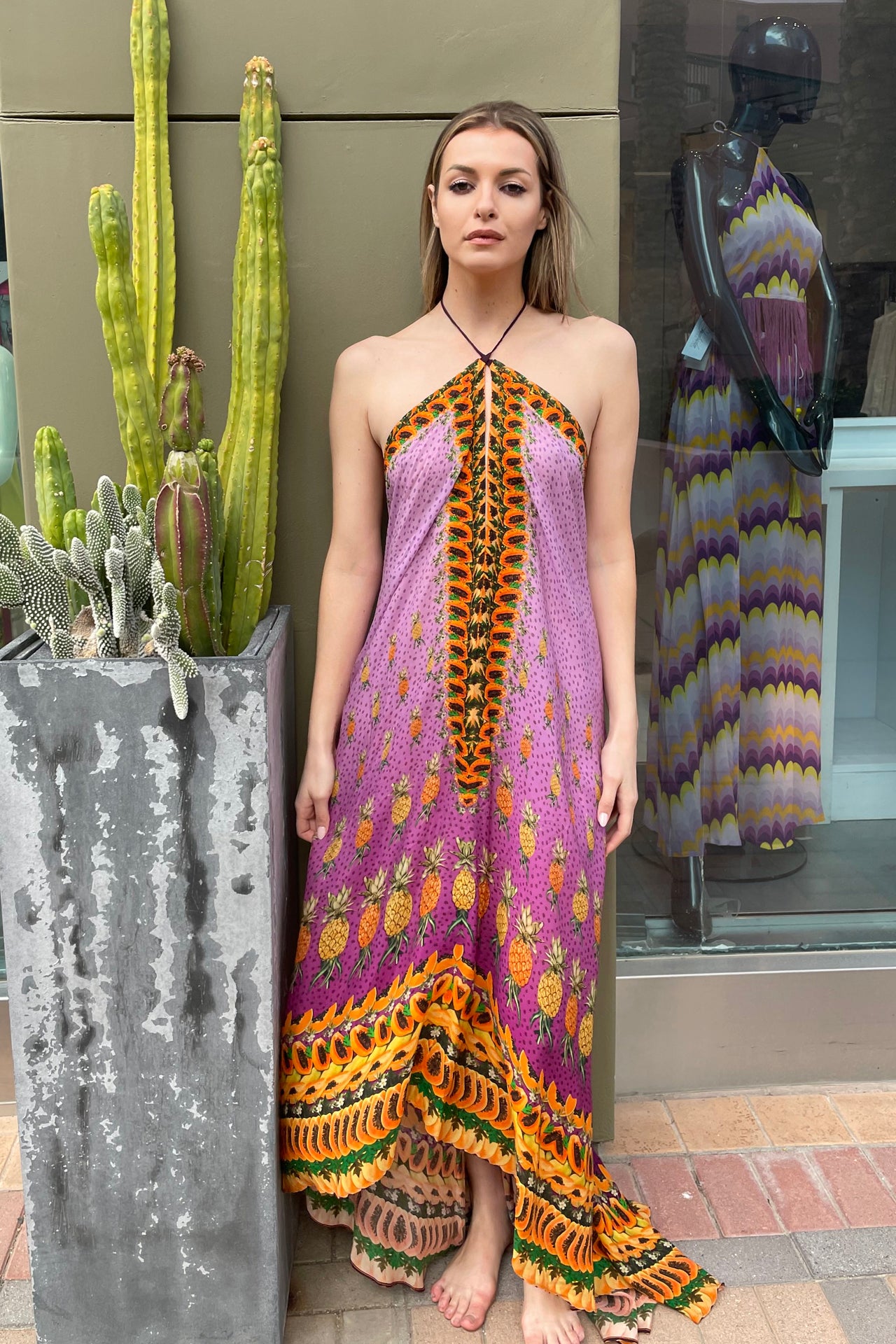 2023 Women's Printed Dress | {Long Maxi Dress in Purple} - Kyle Richards Store 2023 Women's Printed Dress | {Long Maxi Dress in Purple} - Kyle Richards Store