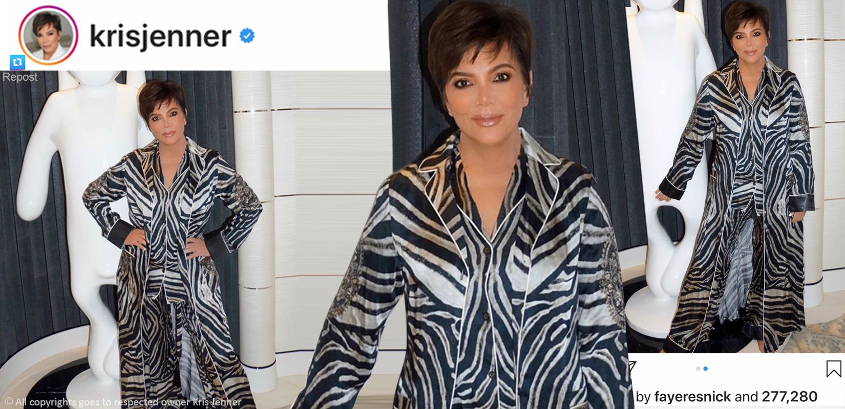 Top 10 Designer Loungewear Brand Kyle and Shahida [Kris Jenner Style] Spotted! Jenner Style