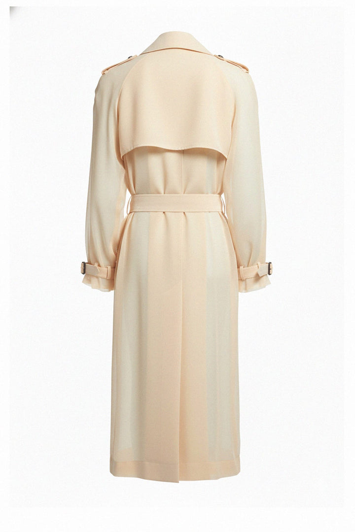 Shahida Parides,
lightweight trench coat,
stylish long coat,
trench coat with belt,