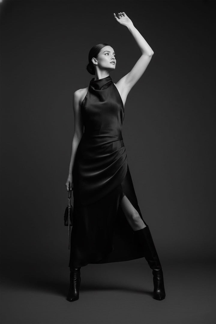 designer bodycon midi dress Azzura