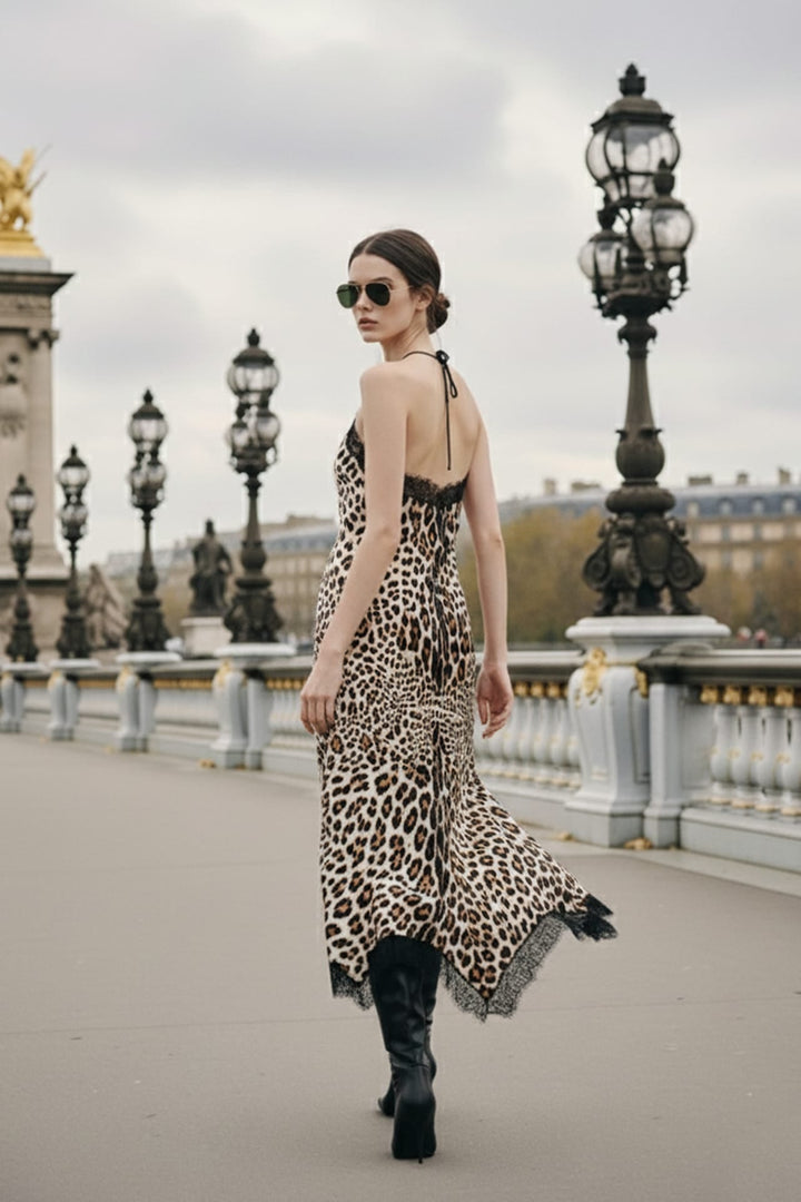 Kyle X Shahida, Chic midi lace dress,
Lace dress for special occasion,