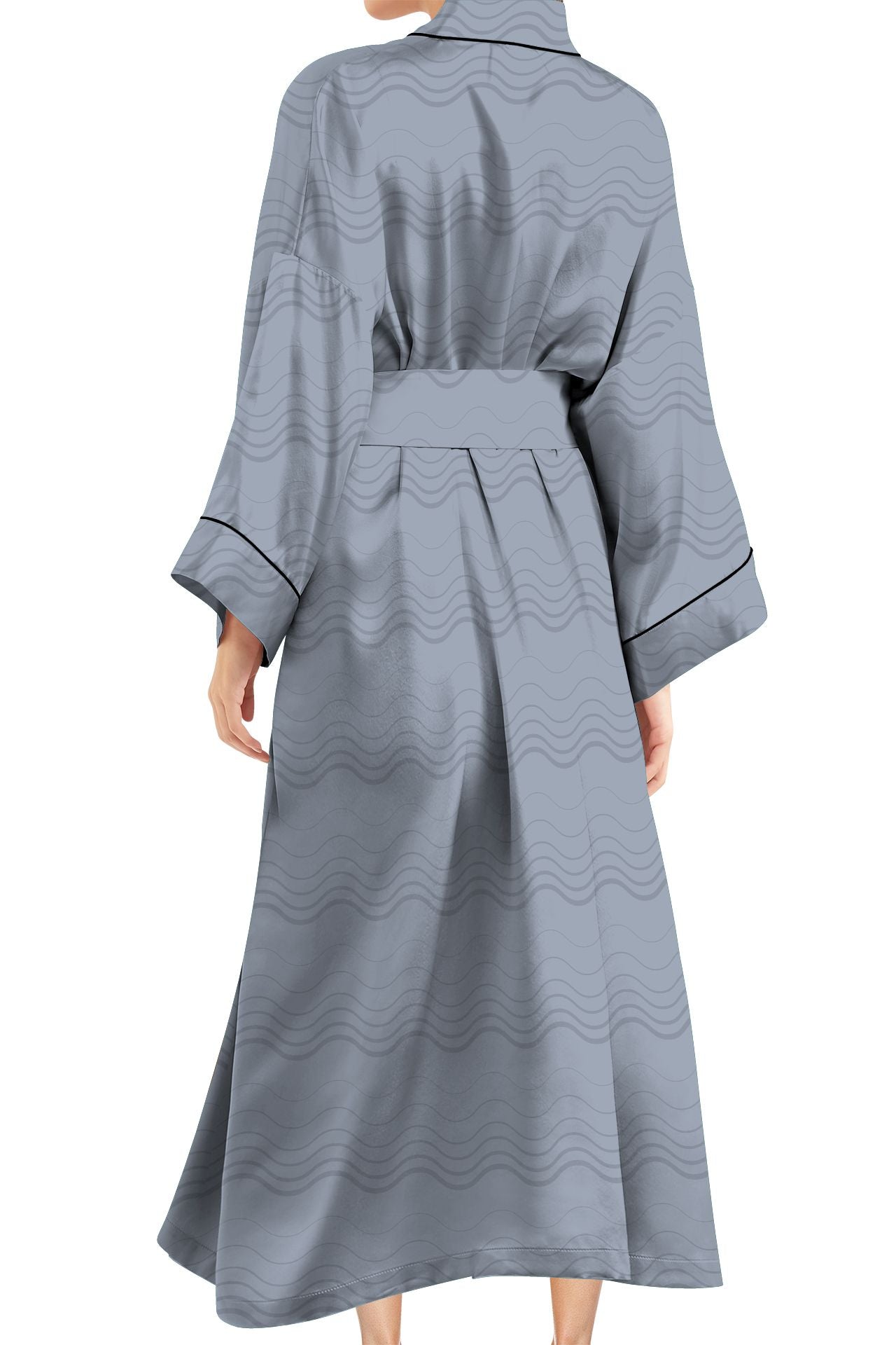 "printed robes womens" "Kyle X Shahida" "printed silk robe" "women's short kimono"