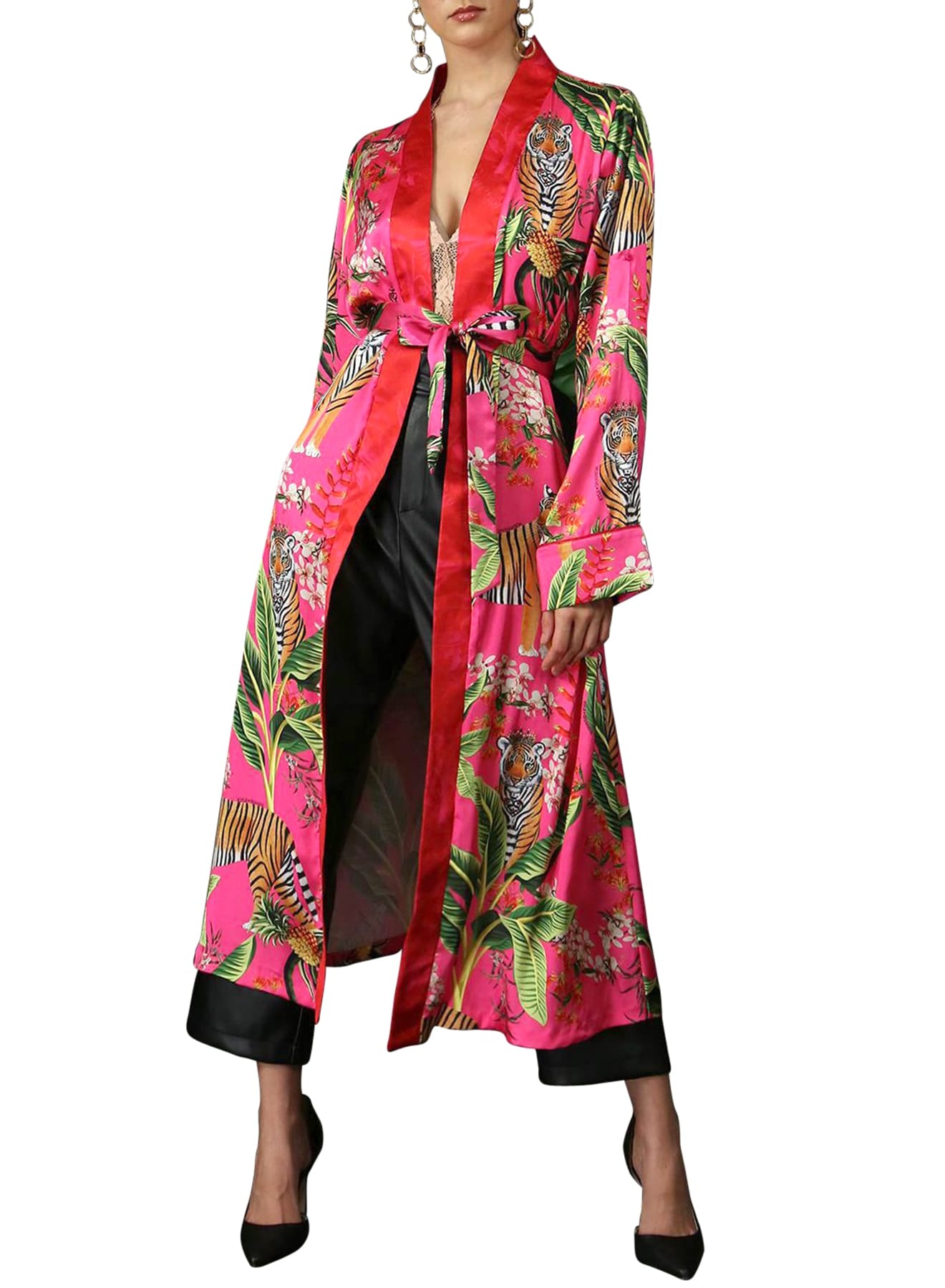 "Kyle X Shahida" "silk kimono robes for women" "luxury kimono" "printed silk robe" "kimono silk robe women's" 