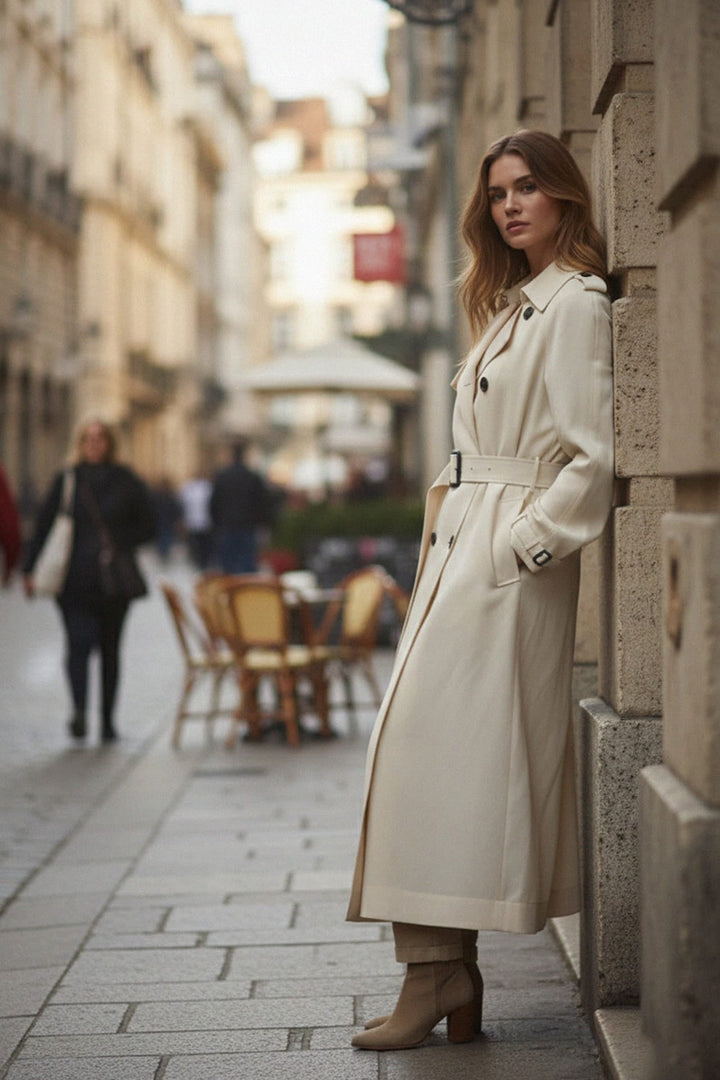 Shahida Parides,
longline trench coat,
classic trench coat,
trench coat for women,