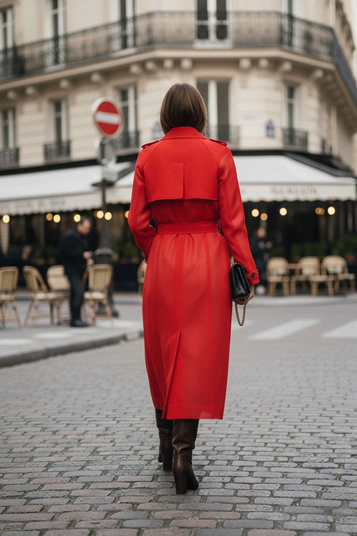 Shahida Parides,
double-breasted trench coat,
longline trench coat,
classic trench coat,