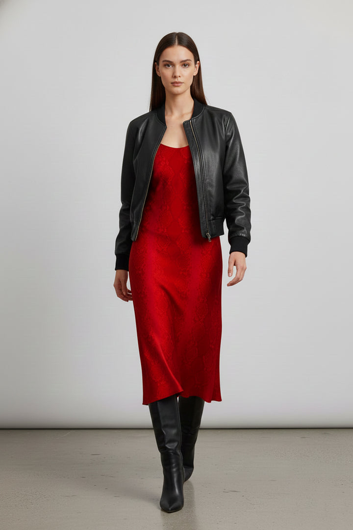 Shahida Kyle Richards, designer, vegan silk, camisole midi, slip dress, womens fashion, luxury, stylish, solid blood stone