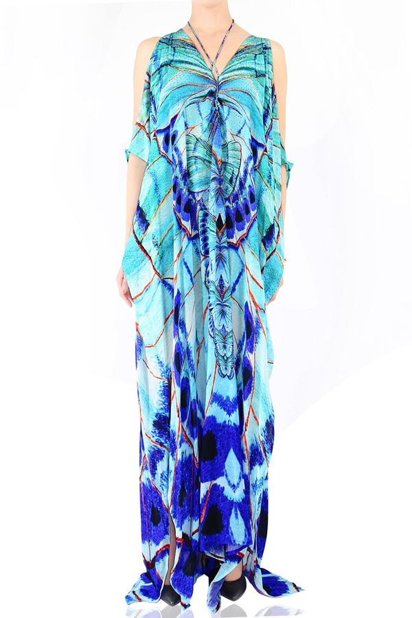 Multiwear Kaftan dress in Annabella Butterfly-Print