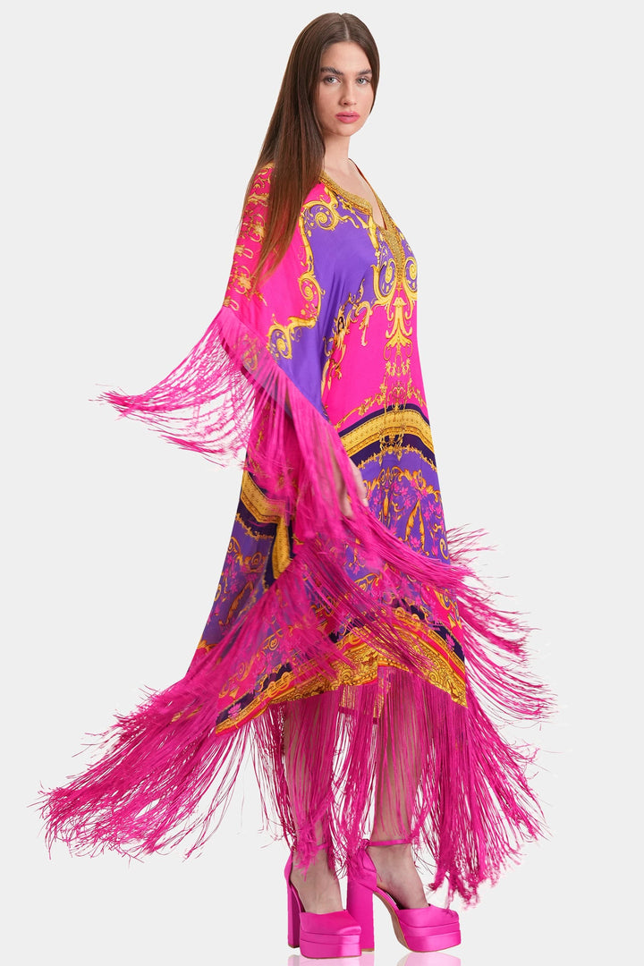 luxury caftan dress Lavender Moroccan Kaftan | One-Piece Fits xs Designer Kaftan Ladies Dress |