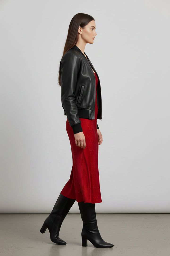 vegan silk, camisole slip, midi dress, solid blood stone, Shahida Kyle Richards, designer, womens fashion