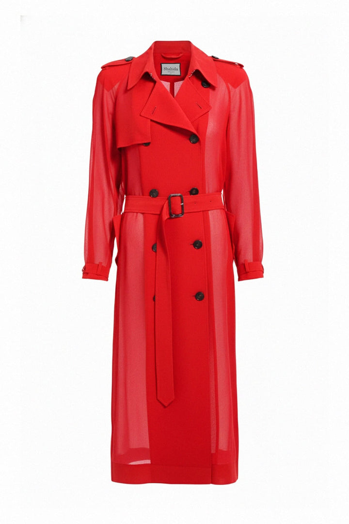 Shahida Parides,
elegant coat for evening wear,
sustainable trench coat fabric,
luxury outerwear fashion trends,.