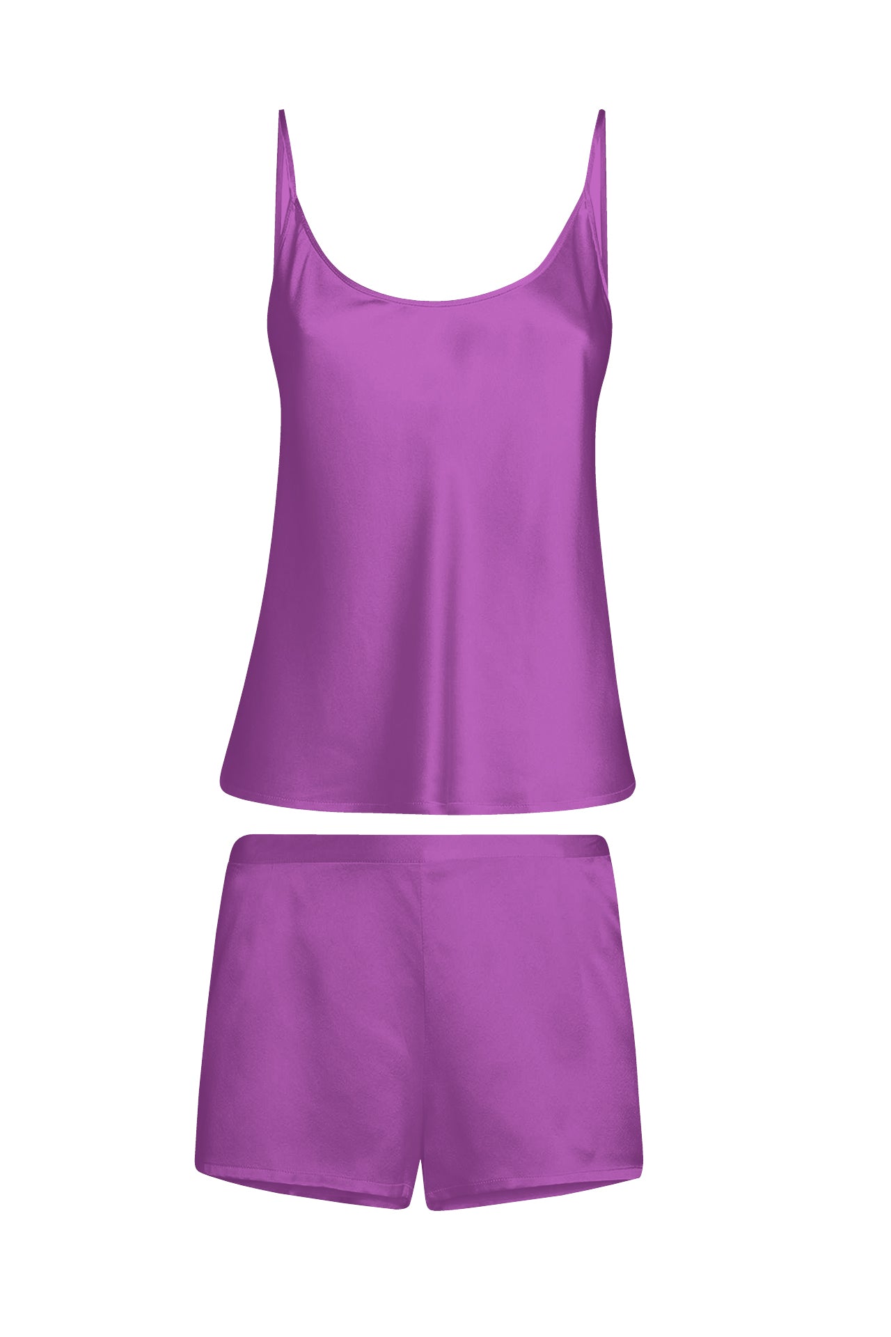 "Kyle X Shahida" "lavender silk camisole" "silk camisole" "lilac camisole top"