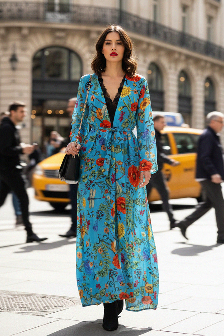 botanical mix, fashion chic, urban wear, stylish maxi, resort vibe, modern elegance, shahida-kyle-richards