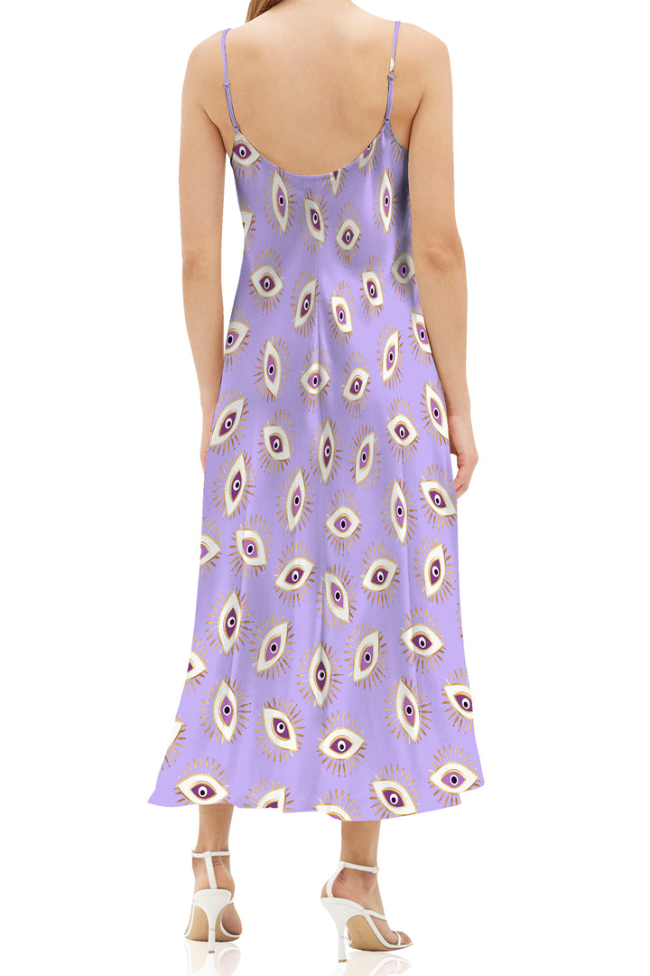 midi camisole dress Designer Silk Camisole Dress | Cami Midi Summer Dress