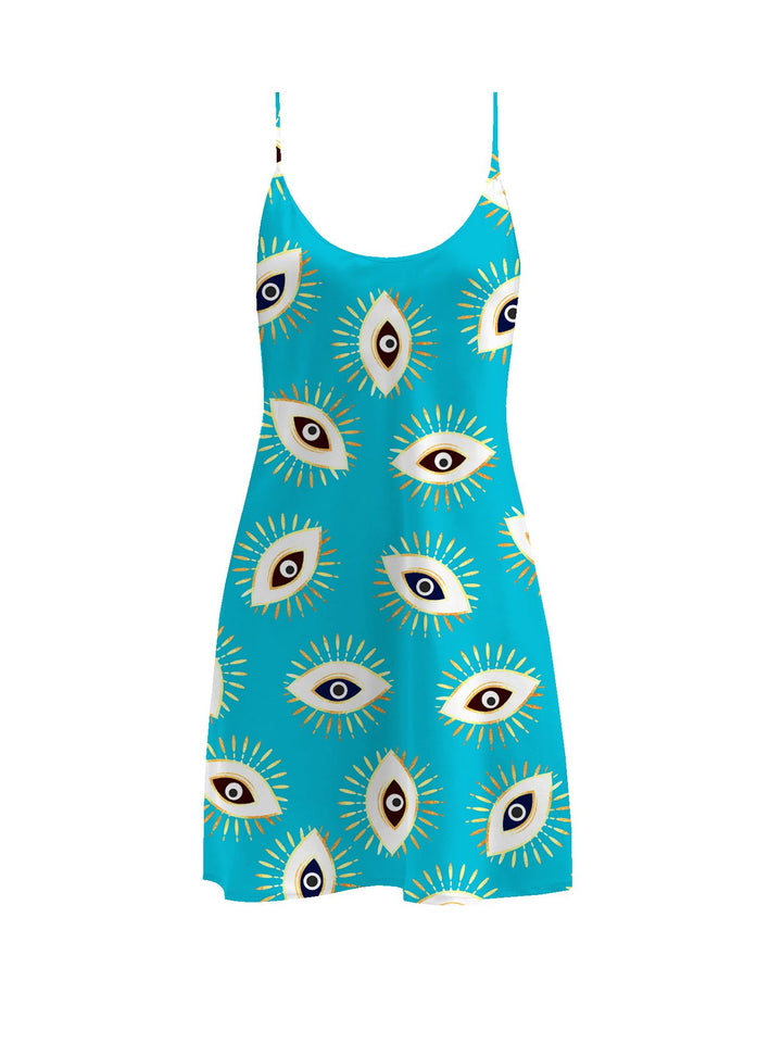 short cami dresses Vali Black Babydoll Cami Mini Dress - Size S - Olivaceous