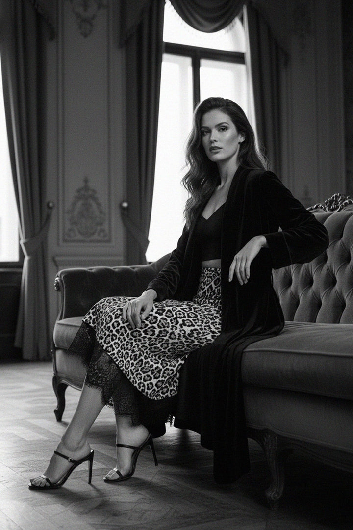 N ea Pari,
lace hem fashion trend,
what is a lace trim midi skirt,
how to wear a lace midi skirt,