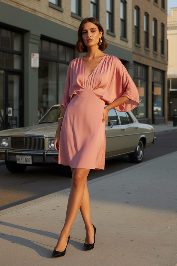 flowy pleated mini style,
elegant pleated dress for parties,
pleated dress for evening wear,
Shahida Parides,