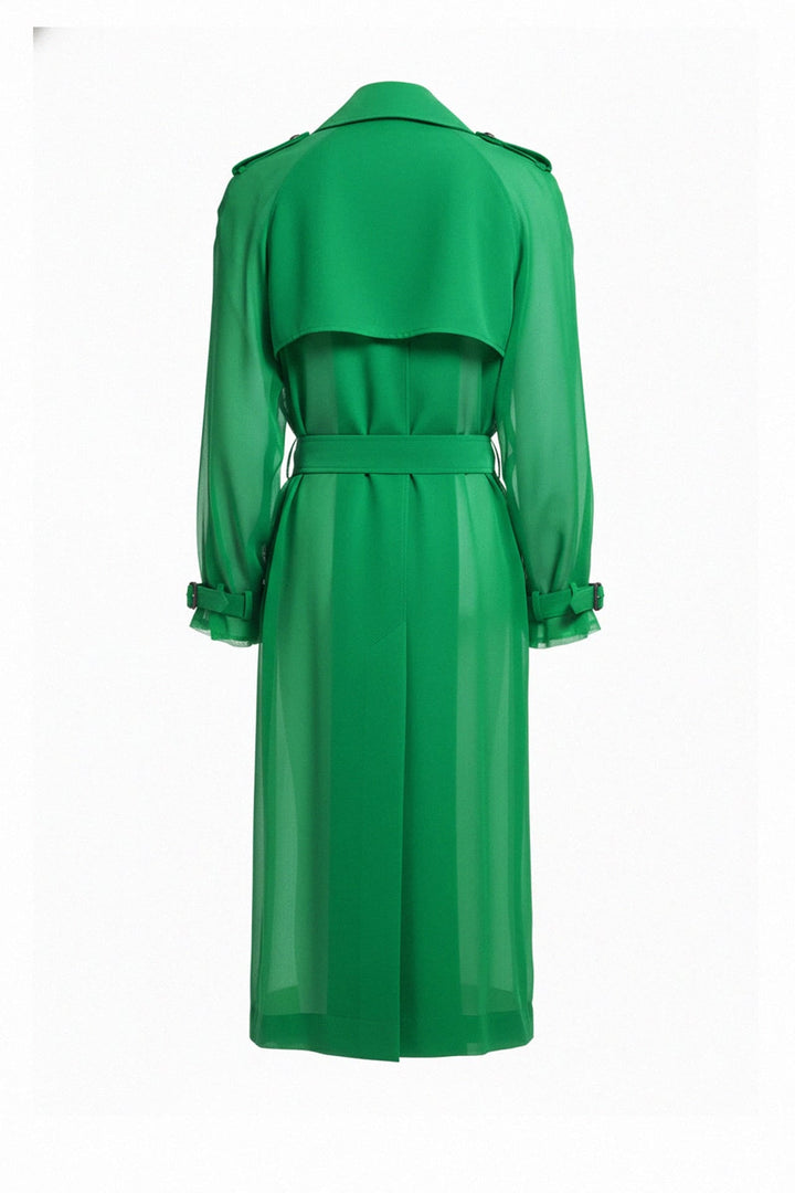 Shahida Parides,
lightweight trench coat,
stylish long coat,
trench coat with belt,