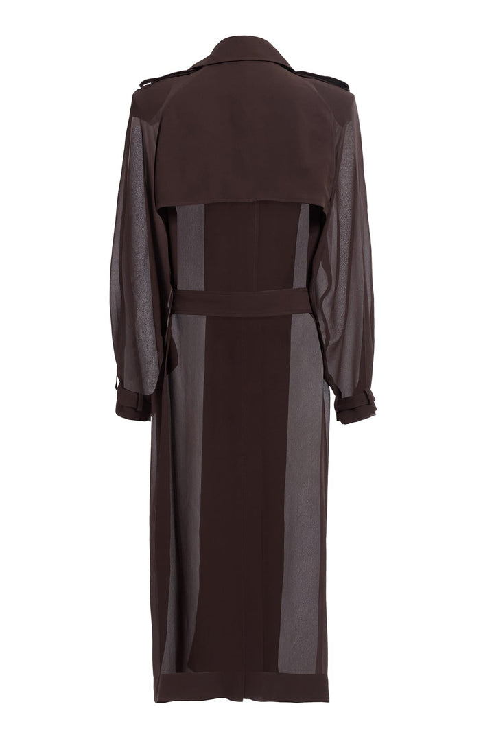 Shahida Parides,
full-length trench coat,
double-breasted trench coat,
longline trench coat,