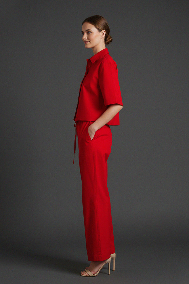 stylish womenswear, easy fit shirt, premium casual top, Kyle-X-Shahida, chic daily wear