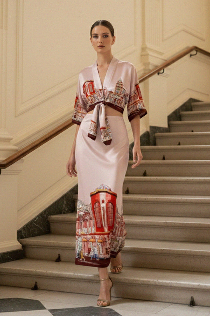 feminine soft skirt, versatile wardrobe piece, trendy women skirt, Kyle-X-Shahida-Rodeo-Drive-Collective