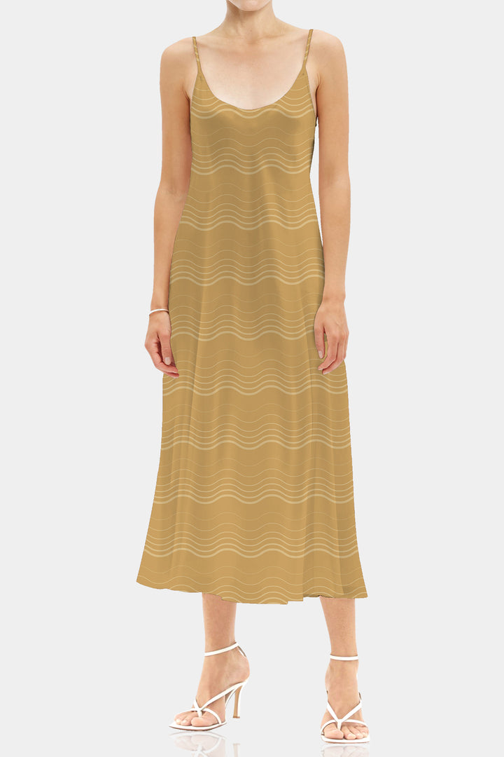 Designer Cami Midi Summer Dress | Camisole Dresses