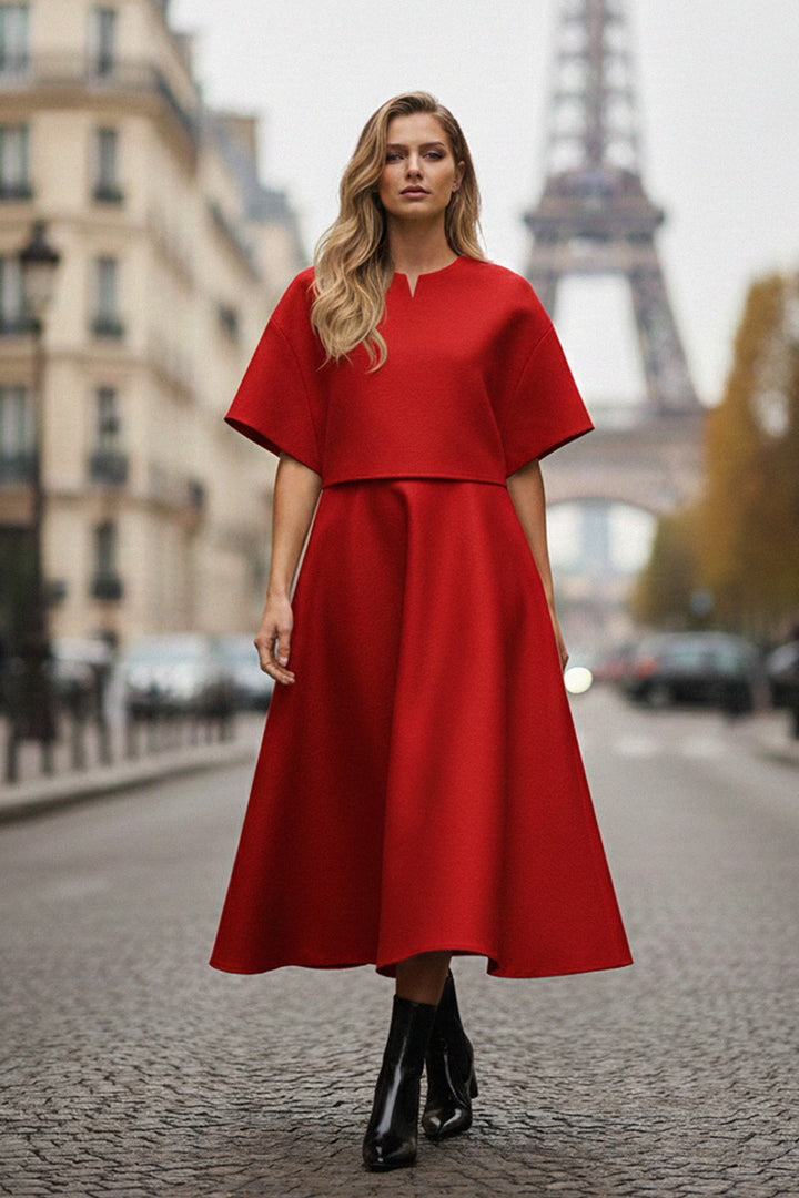 modern full skirt dress Modern Princess Ballgown with Layered Skirt