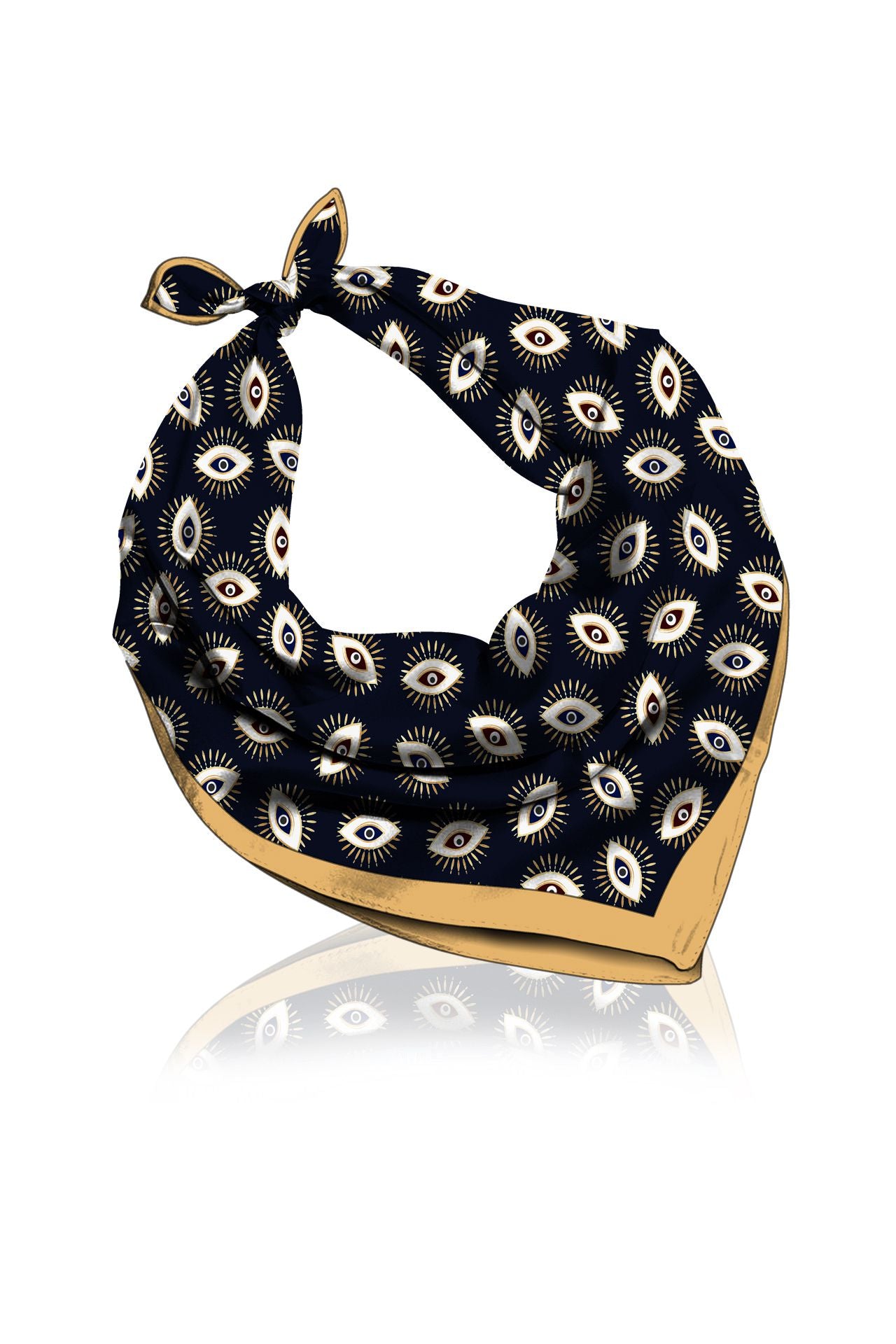 "Kyle X Shahida" "black and white scarf" "scarf print scarf" "black designer scarf"
