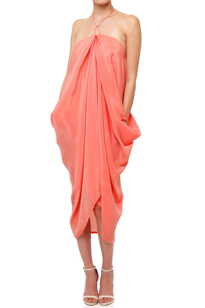 Designer Peach Color Dress | Mini Kaftan For Women | Shahida Parides Kyle x Shahida Designer Peach Color Dress | Mini Kaftan For Women | Shahida Parides Kyle x Shahida