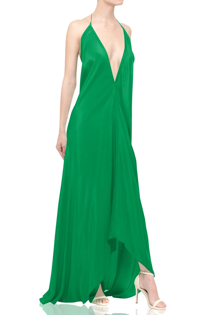 Designer Emerald Green Dresses | Floor Length Dress