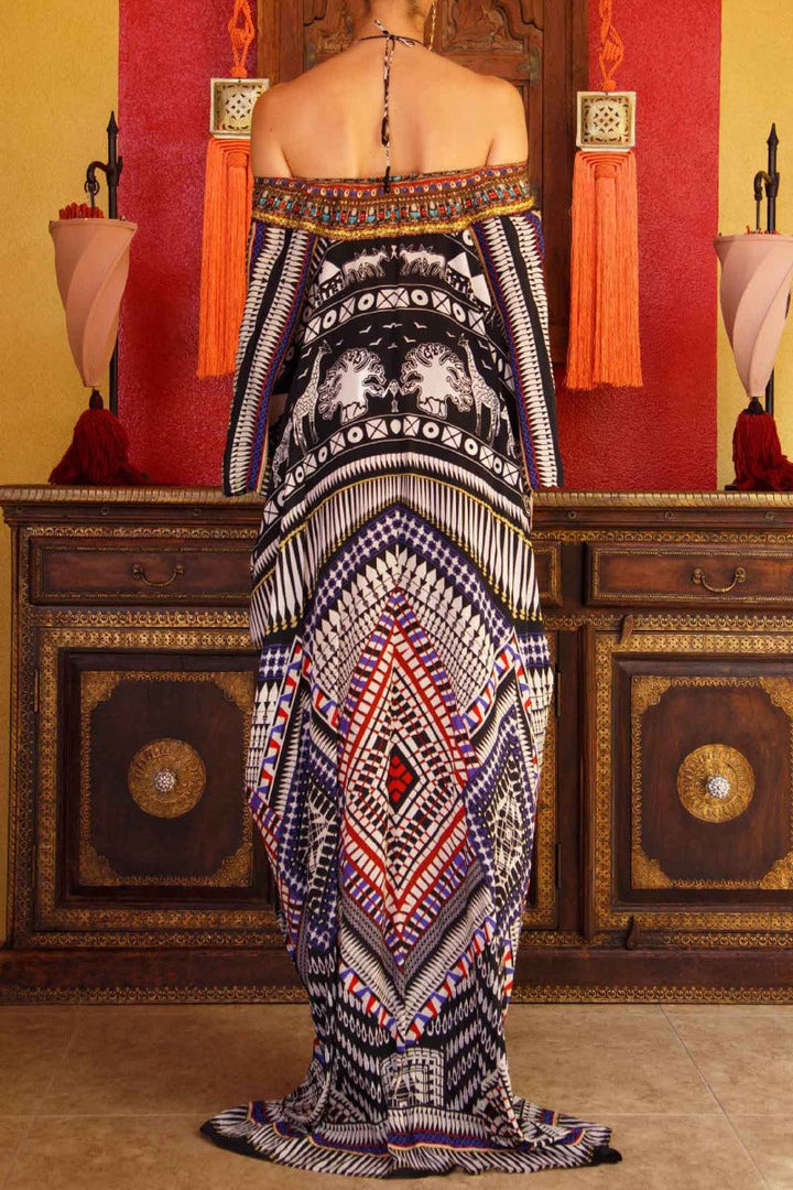 plus size vacation wear, Shahida Parides, summer vacation outfits, outfit kaftan,