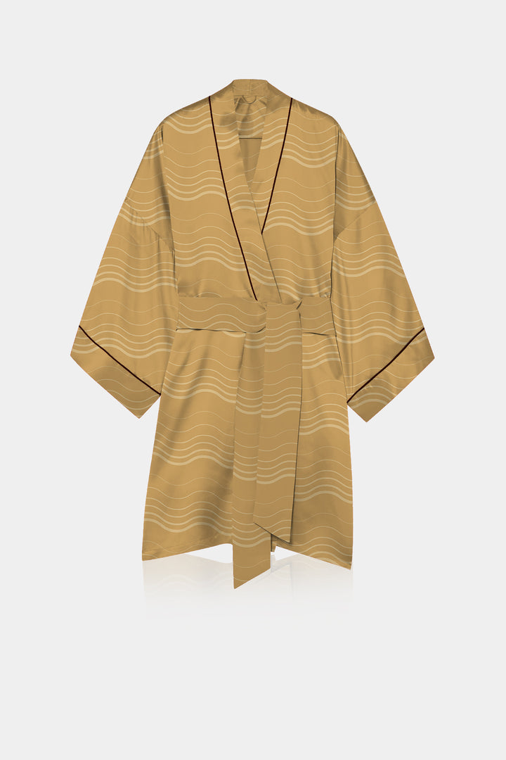 silk robes for women short, silk robe women short, short kimono robes, Kyle X Shahida,