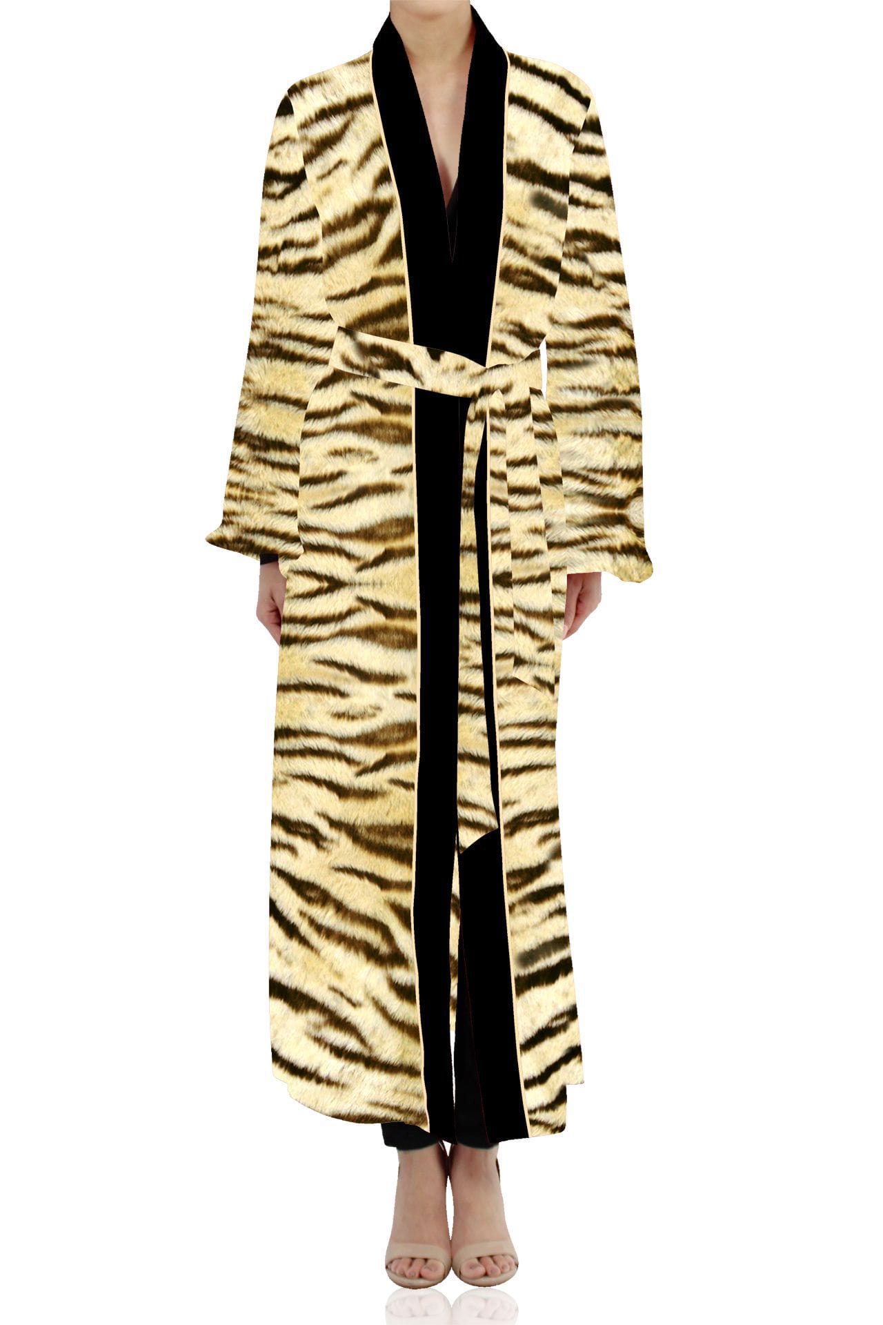 "Kyle X Shahida" "animal print kimono" "kimono silk robes for women"  "silk robes for women" "womens kimono robes" 