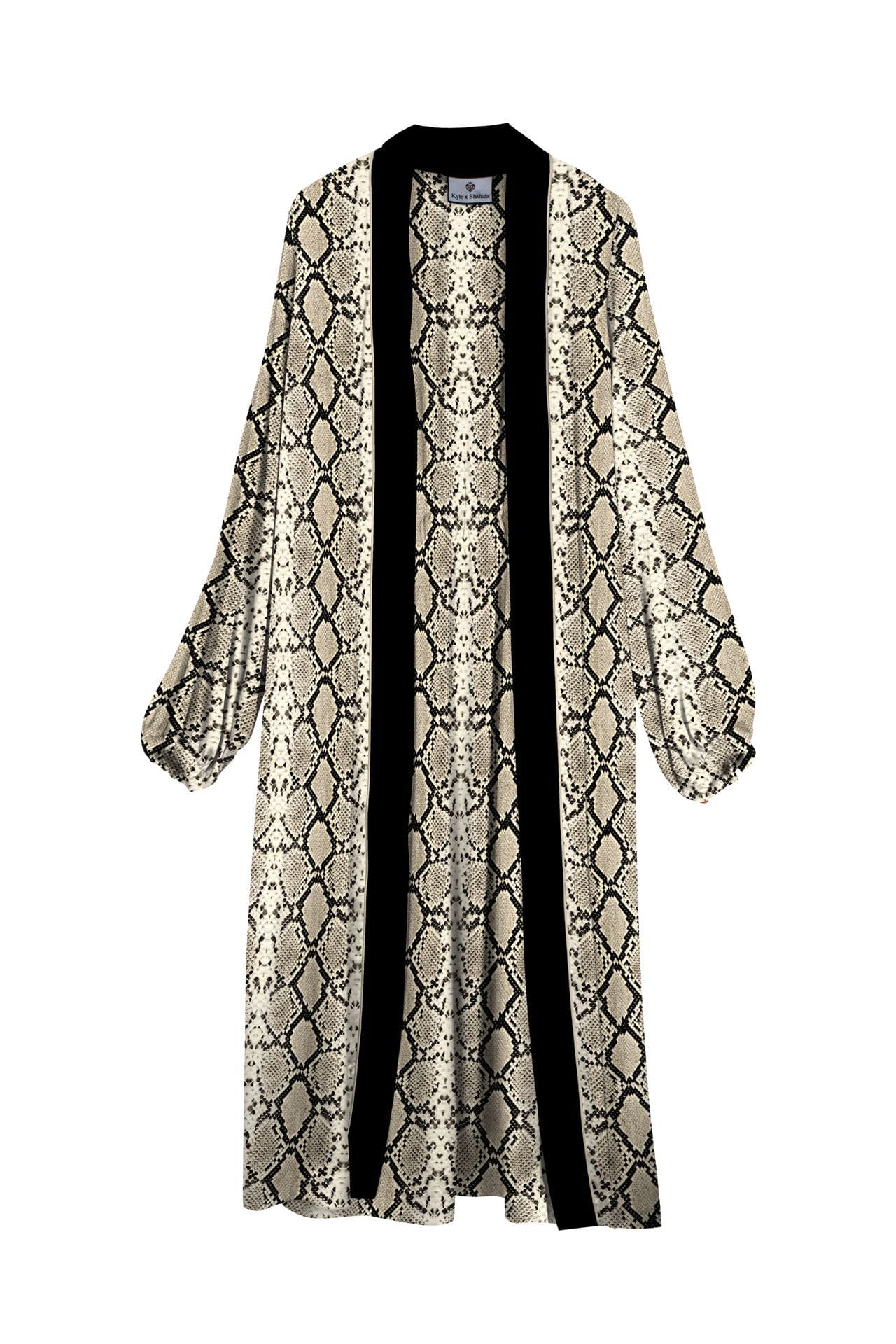 "silk kimono robes for women" "Kyle X Shahida" "silk kimono robe" "silk kimono robe womens" "womens animal print robe"