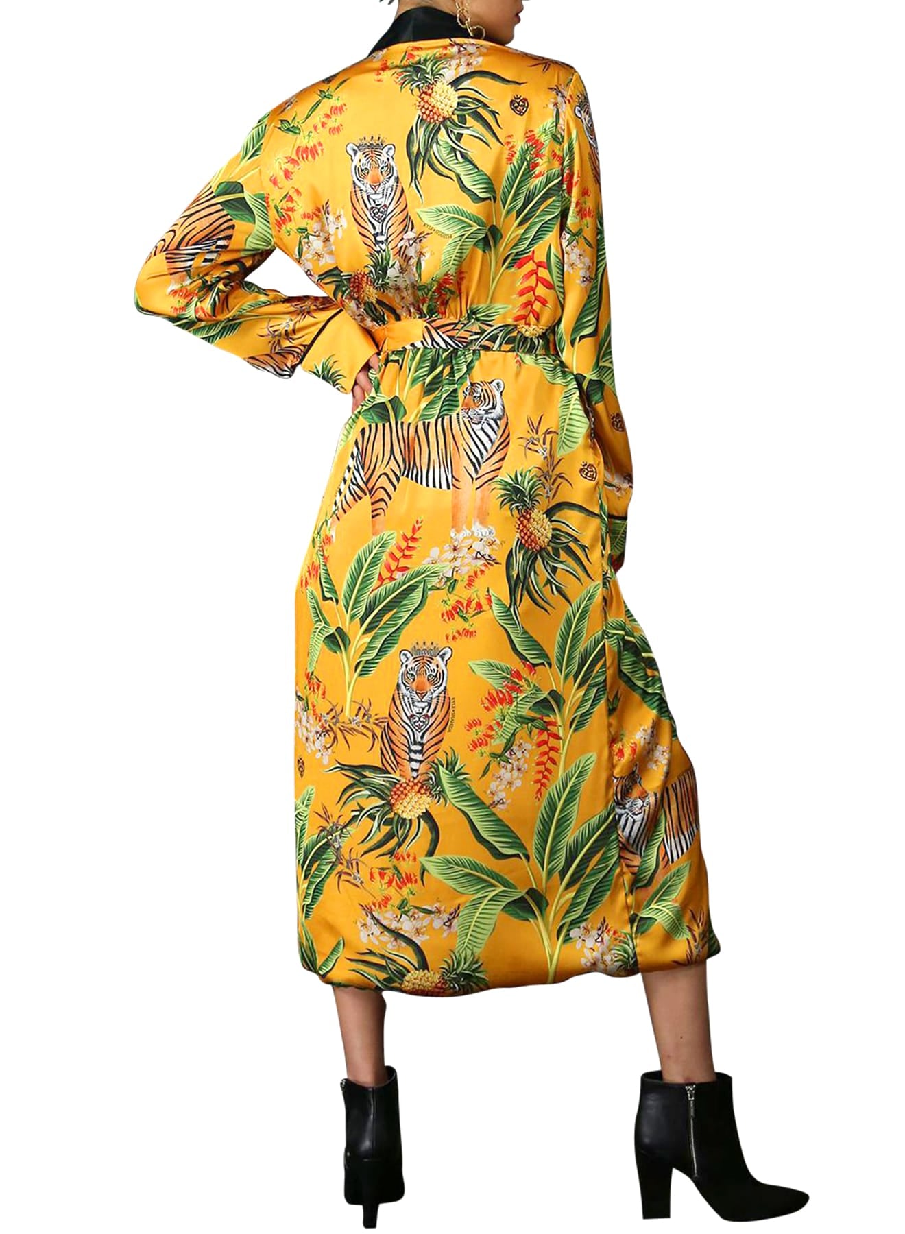 "Kyle X Shahida" "cute kimonos" "womens long kimono robe"  "printed kimono" "luxury kimono" 