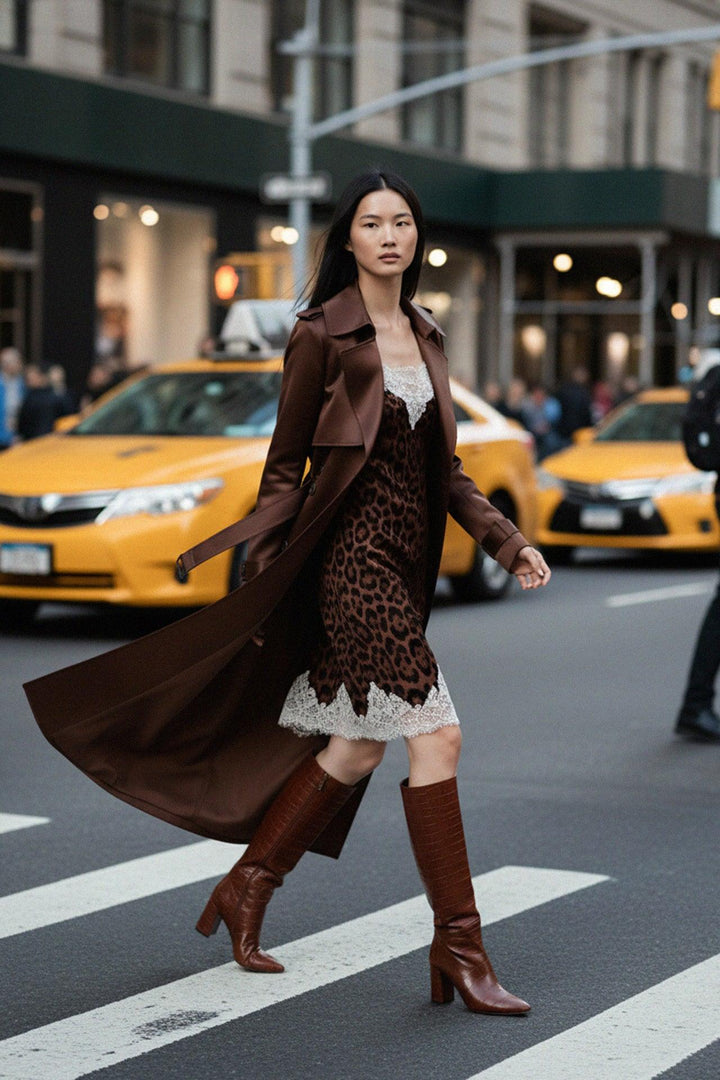 lace trim slip dress, lace trim cami, Nea Pari fashion, elegant slip dress, feminine lace style, lace dress outfit ideas