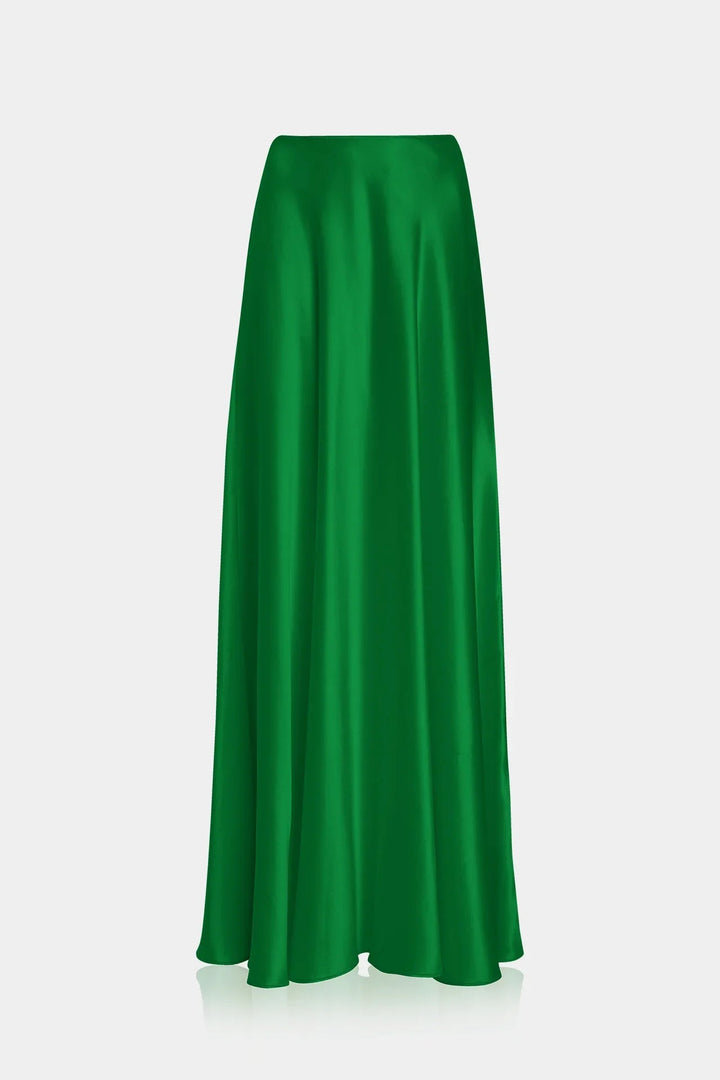 ladies green skirt,, plus size maxi skirt, ladies skirts, Shahida Parides