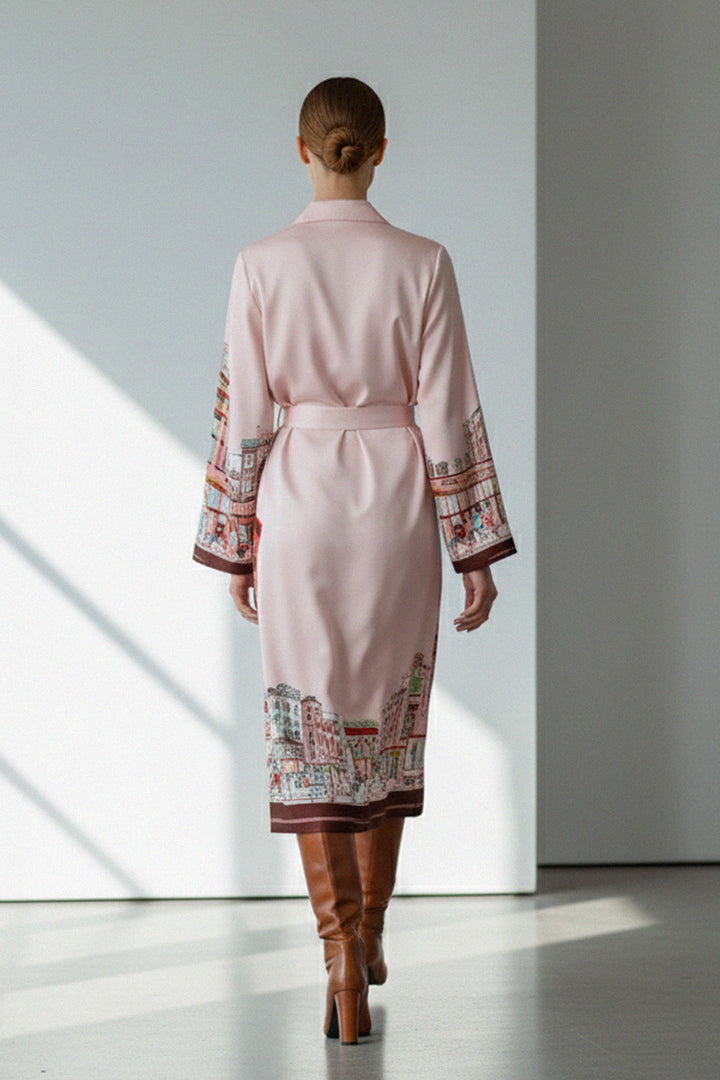 comfortable cover up, soft satin robe, wedding fashion robe, feminine kimono robe, Rodeo-Drive-Collective