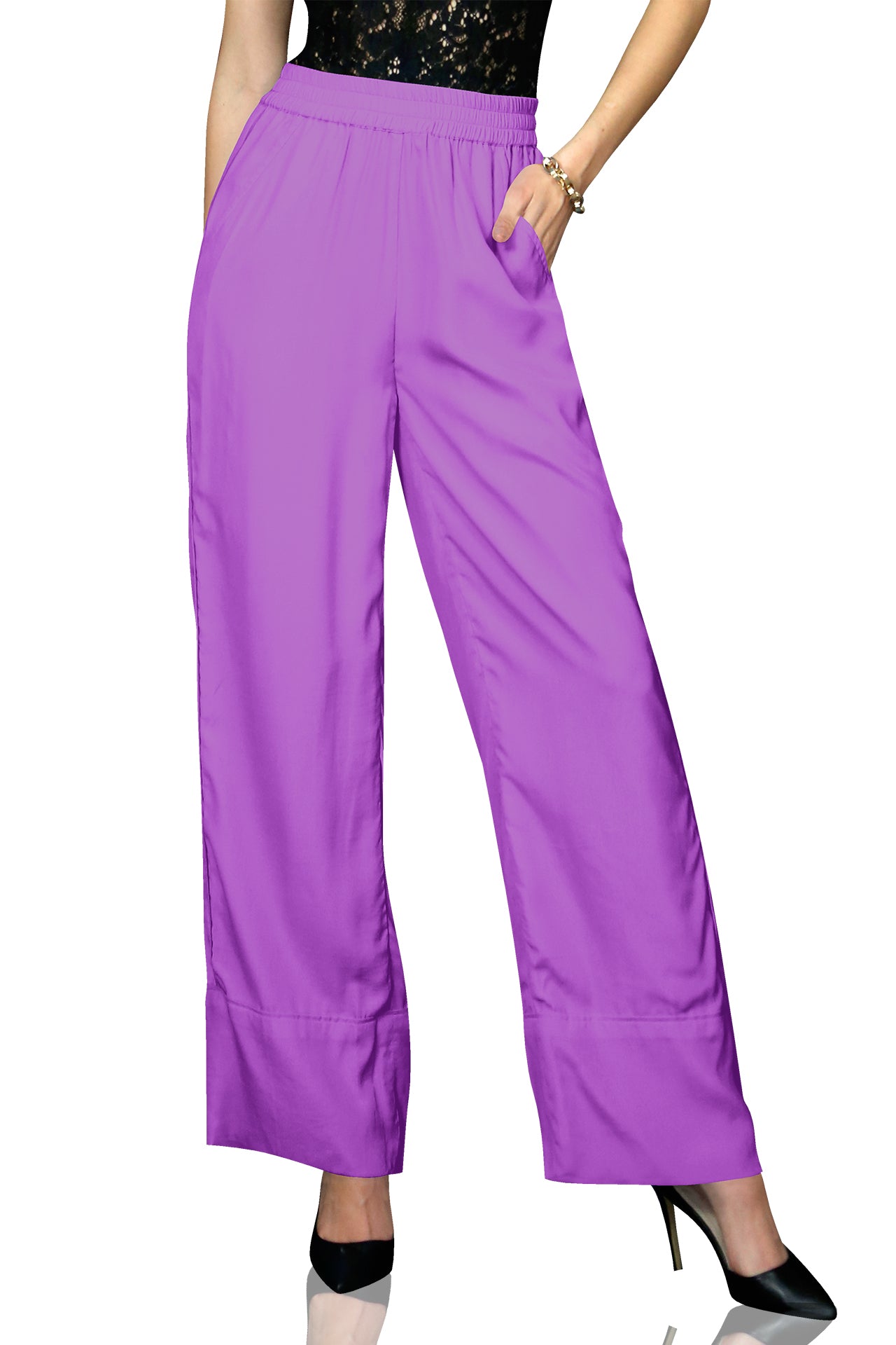 "plazzo pant for women" "Kyle X Shahida" "lavender pants womens" "plazzos for women"