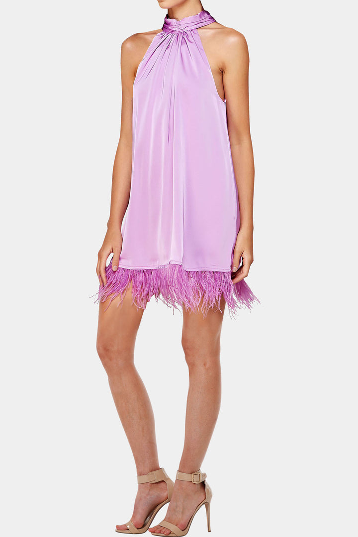lavender short dresses LaDivine SF047 Homecoming A Line Lace Cocktail Dress Sleeve style Designer Purple Mini Dress |