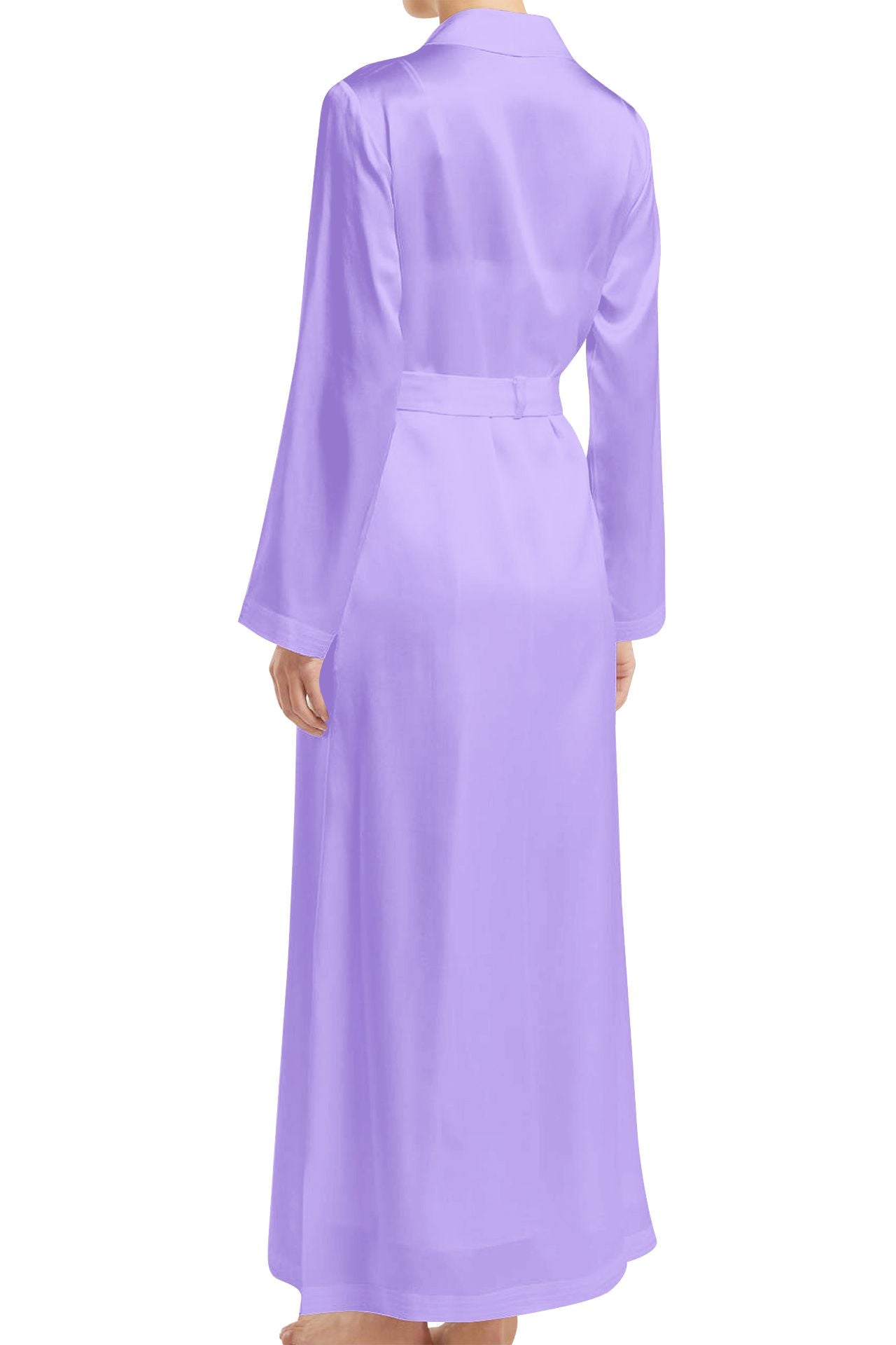"Kyle X Shahida" "purple wrap around dress" "long sleeve wrap dress" "lavender wrap dress"