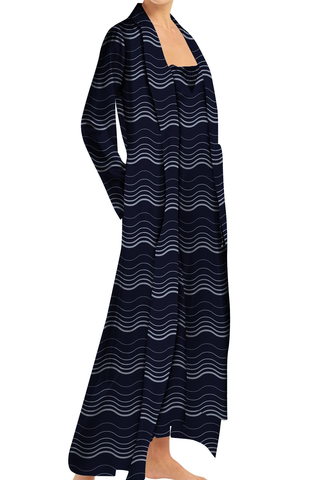 "long sleeve wrap dress" "maxi womens wrap dress" "Kyle X Shahida" "silk wrap maxi dress"