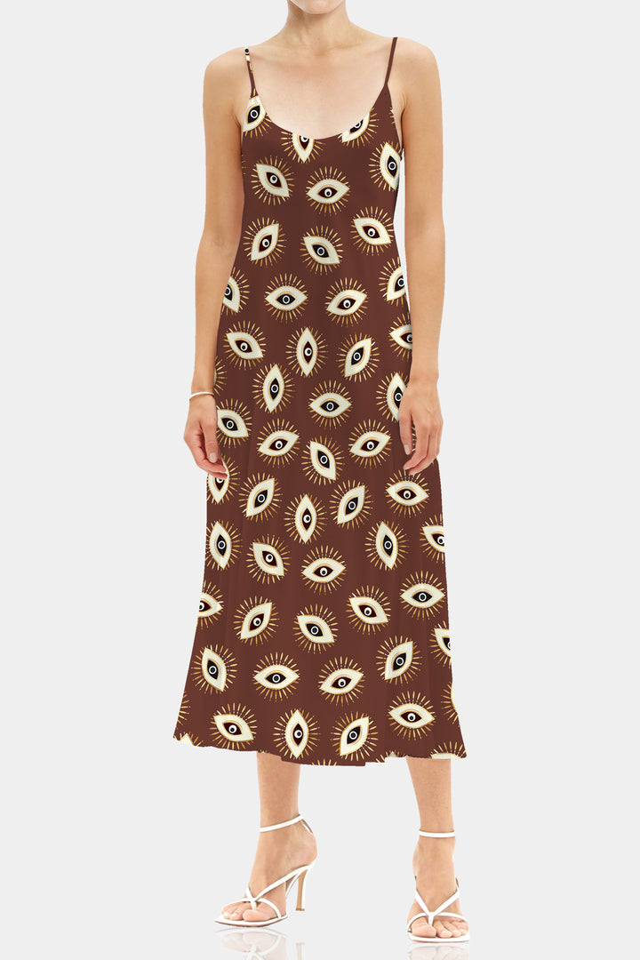 Kyle X Shahida,
silk cami dress long,
silk cami dress,
maxi slip dress,