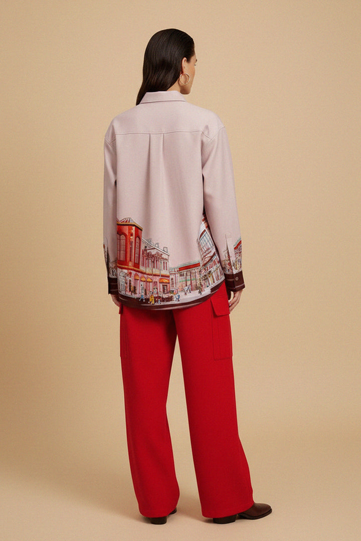 versatile office top, stylish silk blouse, comfortable women top, Kyle-X-Shahida-Rodeo-Drive-Collective