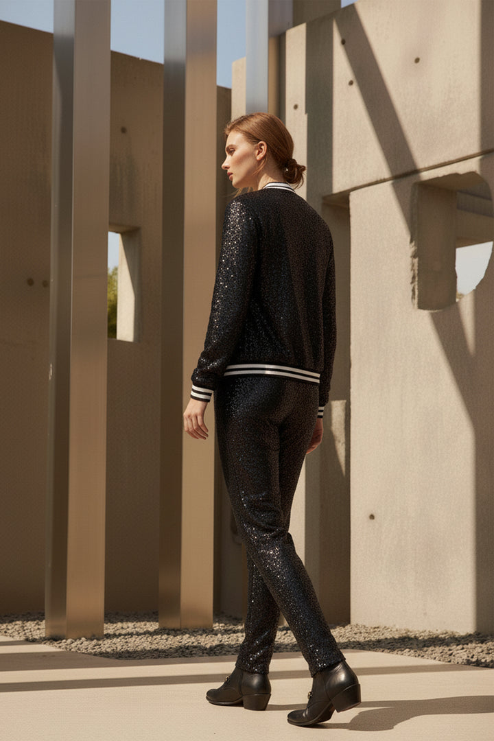 "black track suit" "Kyle X Shahida" "designer track suit" "womens tracksuit set" 