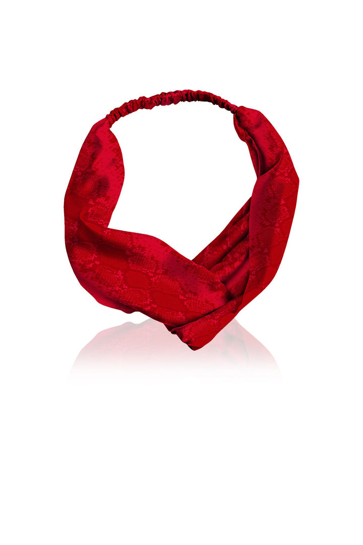 luxury headband, vegan silk hairband, blood stone accessory, eco friendly fashion, shahida kyle richards, designer headband