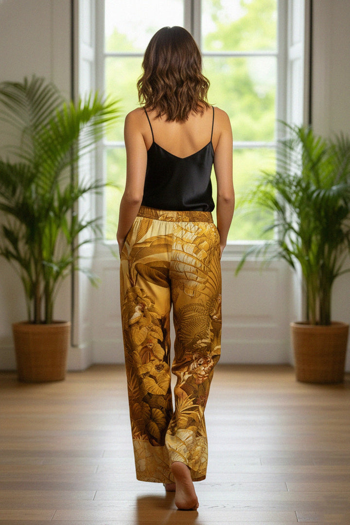 shahida parides, designer womenswear, kyle x shahida, straight leg pants, mustard designer trousers, chic womenswear