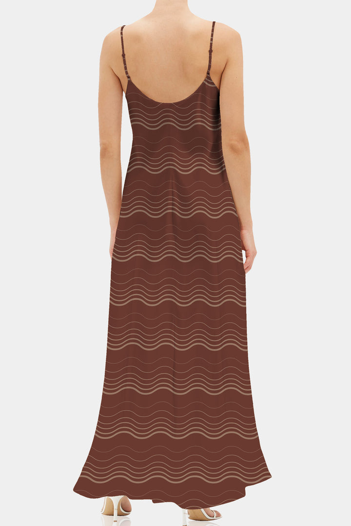 Kyle X Shahida, camisole dresses, 
cami maxi dress, cami dress long,