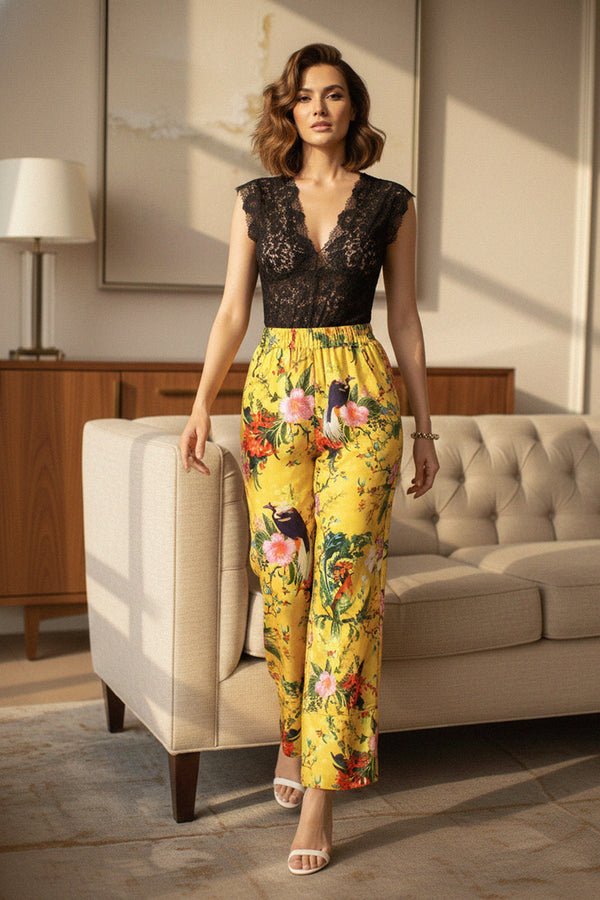luxury-fashion-scene, statement-print-pants, elegant-style-fit, premium-fashion-mood