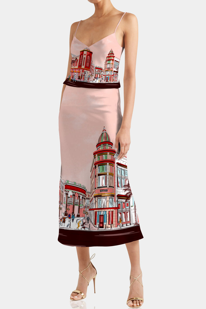 midi length skirts and dresses midi dress skirts Off White Tiered Midi Skirt