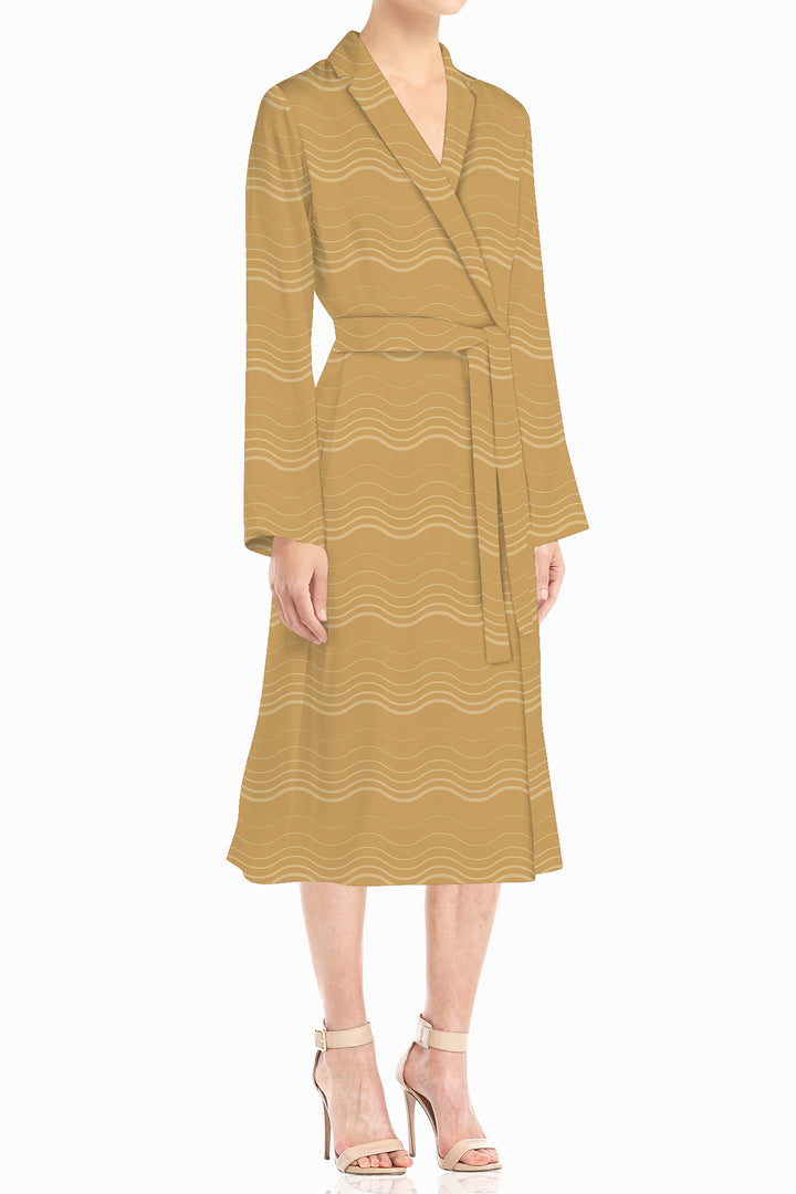 Kyle X Shahida,
casual wrap dress midi,
printed robes,
midi wrap dresses for women,